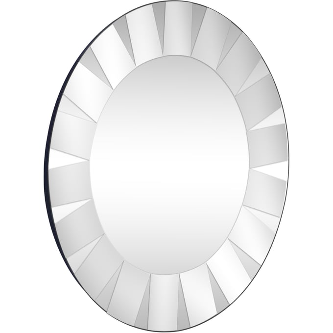 Camden Isle Clear Glass Petal Mirror CMDN-86609