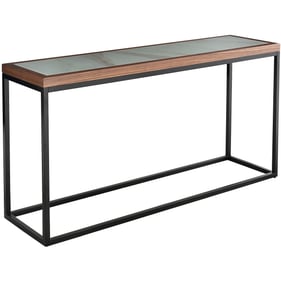 Camden Isle Riley Brown Console Table