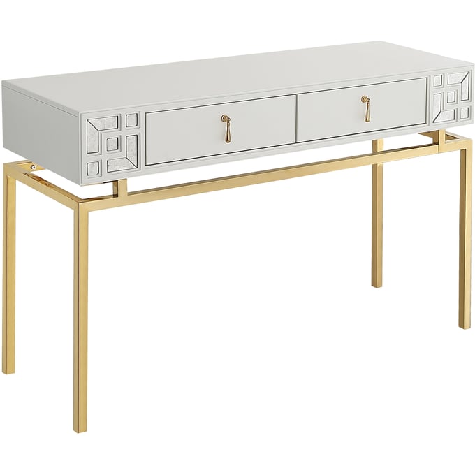 Camden Isle Dynasty White Console Table CMDN-86626