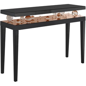 Camden Isle Gelenau Rose Gold Console Table