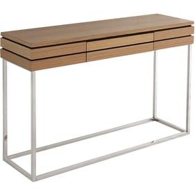 Camden Isle Barnes Brown Console Table