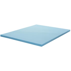 Greaton Blue 1 Inch Gel Memory Foam Full Mattress Standard Topper