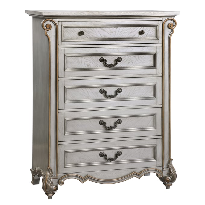 Cosmos Furniture Melrose Silver Chest CMS-MELROSE-CHEST