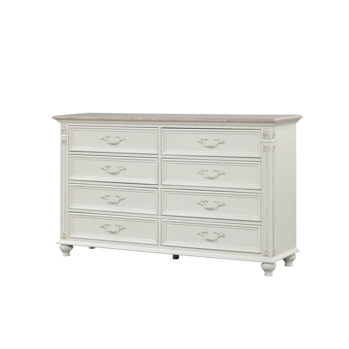 Cosmos Furniture Marya White Dresser CMS-Marya-White-Dresser