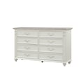 Cosmos Furniture Marya WhiteTraditional Style Dresser in White finish Wood