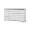 Cosmos Furniture Amani Contemporary Style Dresser in White finish Wood