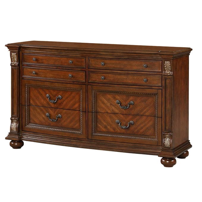 Cosmos Furniture Viviana Cherry Dresser CMS-VIVIANA-DRESSER