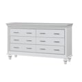 Cosmos Furniture Rosie Contemporary Style Dresser in White finish Wood