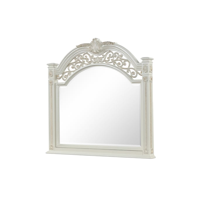 Cosmos Furniture Marya White Mirror CMS-Marya-White-Mirror