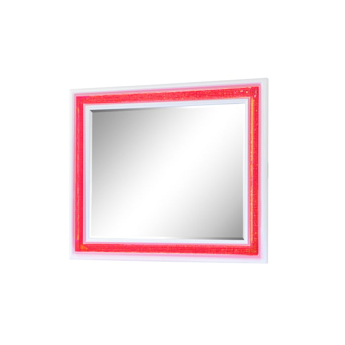 Cosmos Furniture Amani White Mirror CMS-Amani-White-Mirror