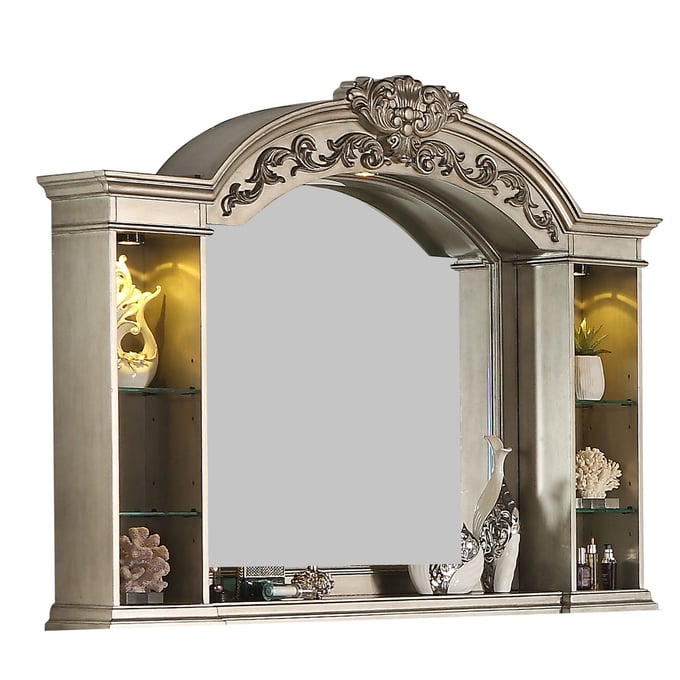 Cosmos Furniture Platinum Silver Mirror CMS-PLATINUM-MIRROR