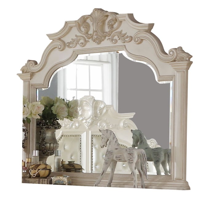 Cosmos Furniture Victoria White Mirror CMS-VICTORIA-MIRROR