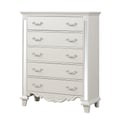 Cosmos Furniture Sonia Pearl Contemporary Style Chest in Pearl finish Wood