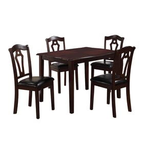 Cosmos Furniture Bell Cherry 5pc Dining Set