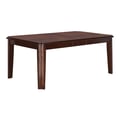 Cosmos Furniture Pam Traditional Style Dining Table in Espresso finish Wood