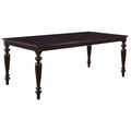 Cosmos Furniture Zora Cherry Traditional Style Dining Table in Cherry finish Wood