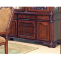 Cosmos Furniture Veronica CherryTraditional Style Buffet in Cherry finish Wood