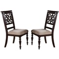 Cosmos Furniture Zora Cherry Traditional Style Dining Chair in Cherry finish Wood