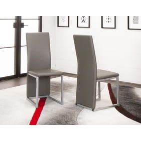 6 Cramco Como Charcoal Side Chairs