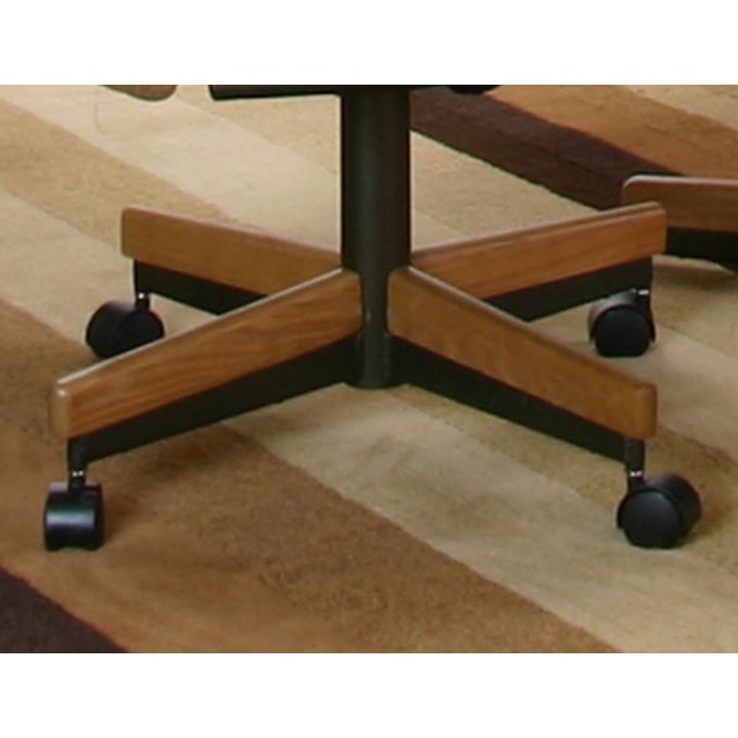 2 Cramco Shaw Oak Hardwood Tilt Swivel Chair Bases CRM-D8685-10