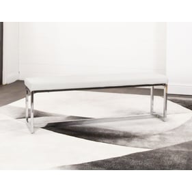 Cramco Olympia Light Gray Polyurethane Bench