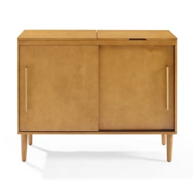 Crosley Everett Acorn Record Storage Media Console