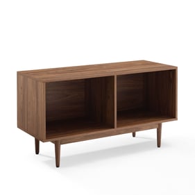 Crosley Liam Walnut Medium Record Storage Console Cabinet