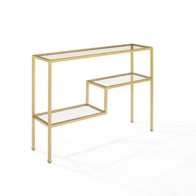 Crosley Sloane Gold Entryway Console Table