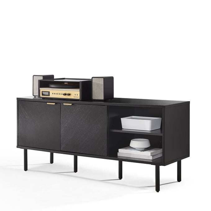 Crosley Brody Black Record Storage Sideboard CRSL-CF1144-BK