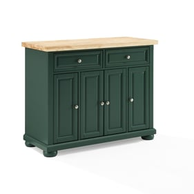 Crosley Madison Emerald Green Kitchen Island Cart