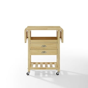 Crosley Bristol Natural Double Drop Leaf Kitchen Cart