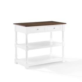 Crosley Caitlyn White Kitchen Island