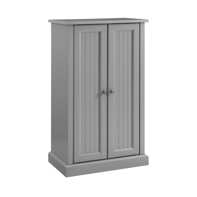 Crosley Seaside Distressed Gray Storage Cabinet CRSL-CF3106-GY