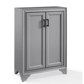 Crosley Tara Distressed Gray Storage Cabinet