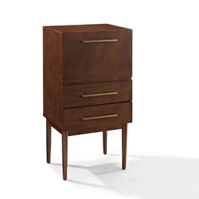 Crosley Everett Mahogany Bar Cabinet