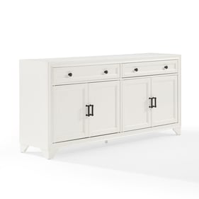 Crosley Tara Distressed White Sideboard