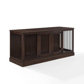 Crosley Winslow Dark Brown Medium Credenza Dog Crate