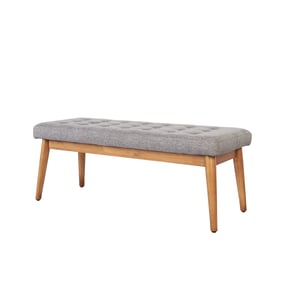 Crosley Landon Acorn Gray Dining Bench