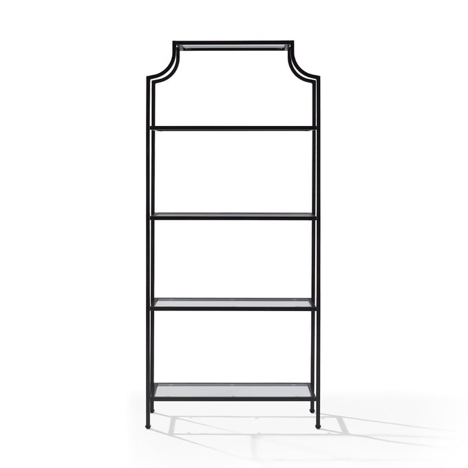 Crosley Aimee Oil Rubbed Bronze Etagere Bookcase CRSL-CF6101-BZ