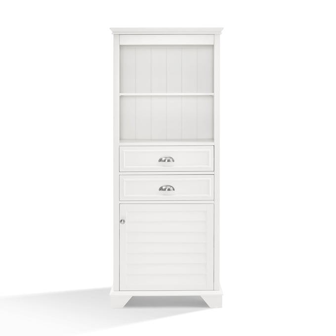 Crosley Lydia White Tall Storage Cabinet CRSL-CF7001-WH