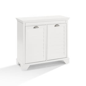 Crosley Lydia White Laundry Hamper