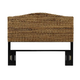 Crosley Serena Banana Leaf Rattan Queen Headboard