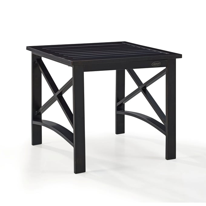 Crosley Kaplan Oil Rubbed Bronze Outdoor Side Table CRSL-CO6208-BZ