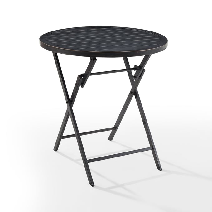 Crosley Kaplan Oil Rubbed Bronze Folding Outdoor Bistro Table CRSL-CO6216-BZ