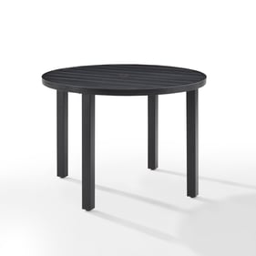 Crosley Kaplan Oil Rubbed Bronze 42 Inch Round Outdoor Dining Table