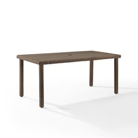 Crosley Bradenton Weathered Brown Outdoor Dining Table