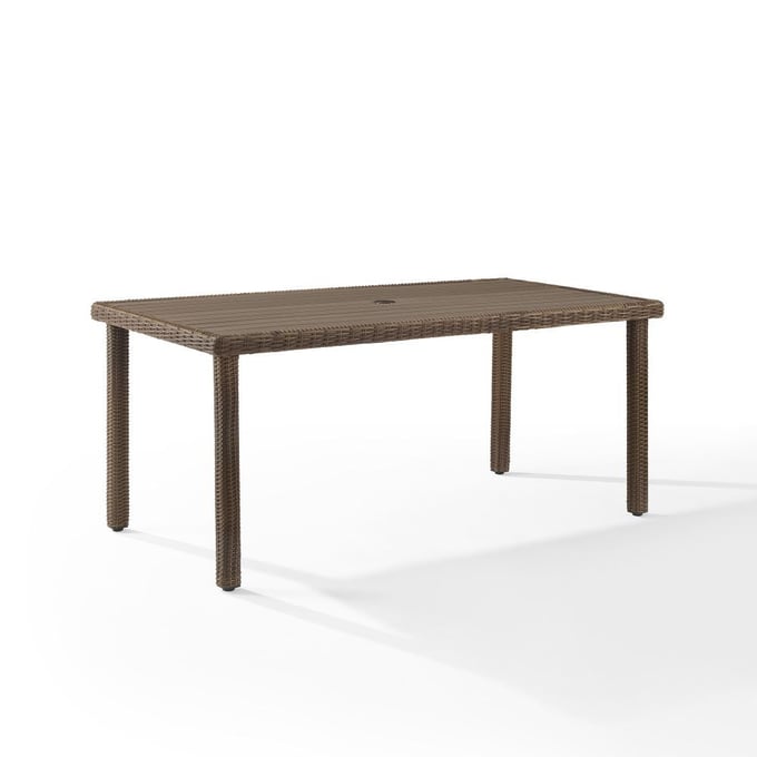 Crosley Bradenton Weathered Brown Outdoor Dining Table CRSL-CO7241-WB