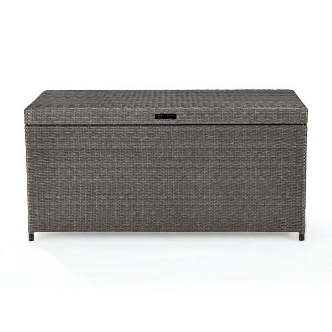 Crosley Palm Harbor Weathered Gray Outdoor Storage Box CRSL-CO7300-WG