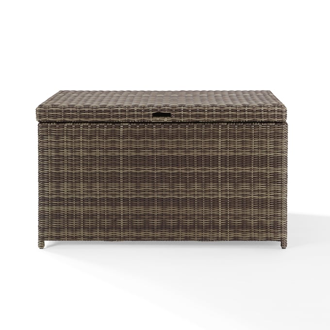 Crosley Bradenton Weathered Brown Outdoor Storage Box CRSL-CO7305-WB