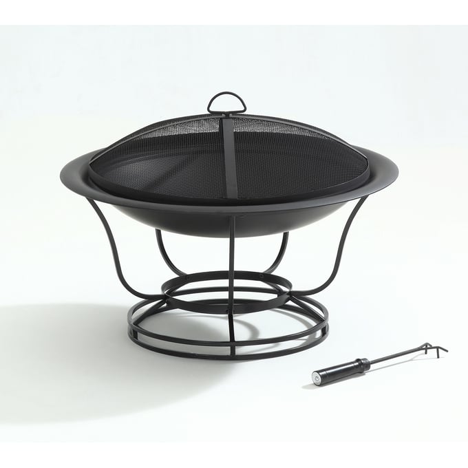 Crosley Buckner Black Outdoor Fire Pit CRSL-CO9002A-BK